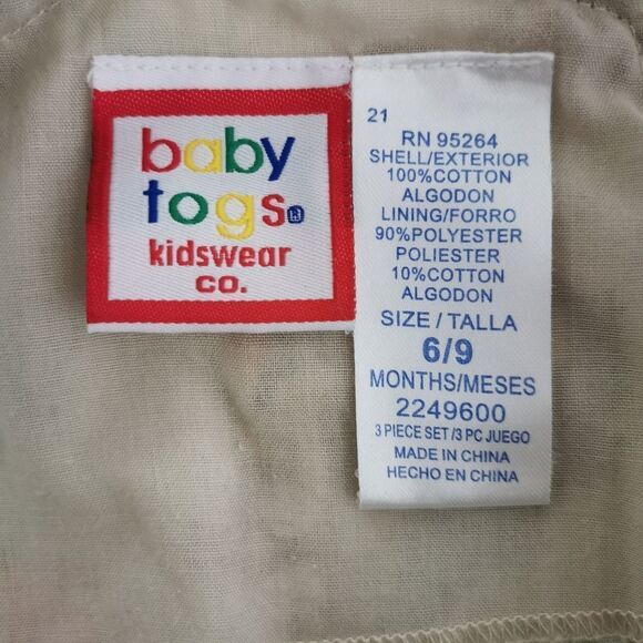 2/$30  Vintage Baby Togs overalls 6-9 m - Picture 5 of 5